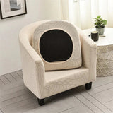 Housse de fauteuil cabriolet assise beige