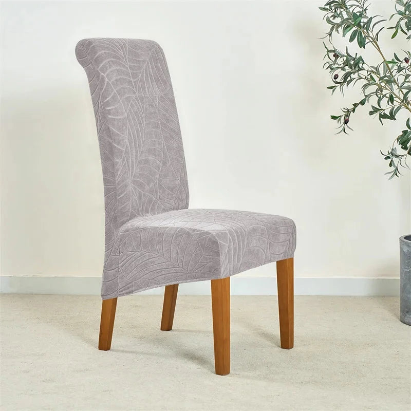 Housses de chaise haute imperméable gris clair