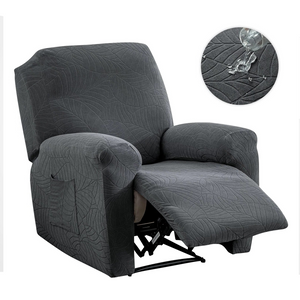 Housses de fauteuil et canapé relax extensibles 1,2,3 places jacquard imperméable - L