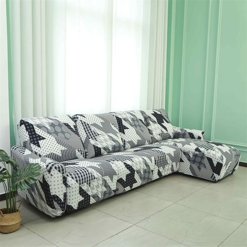 Housses pour canapé d'angle relax inclinable avec méridienne motif 10