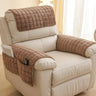 Pad antidérapant de protection pour accoudoirs et dossiers fauteuil marron