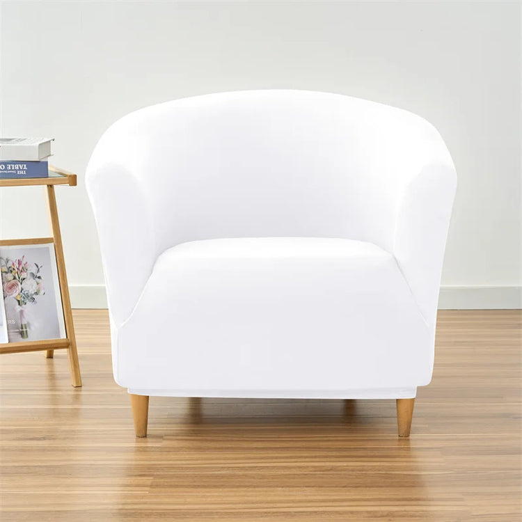 Housse pour fauteuil arrondi IKEA TULLSTA blanc