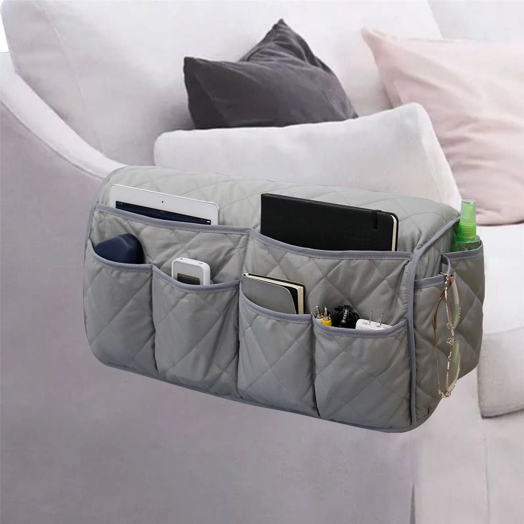 housse accoudoir canapé fauteuil imperméable gris