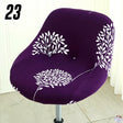 Housse extensible pour tabouret de bar coque motif 23