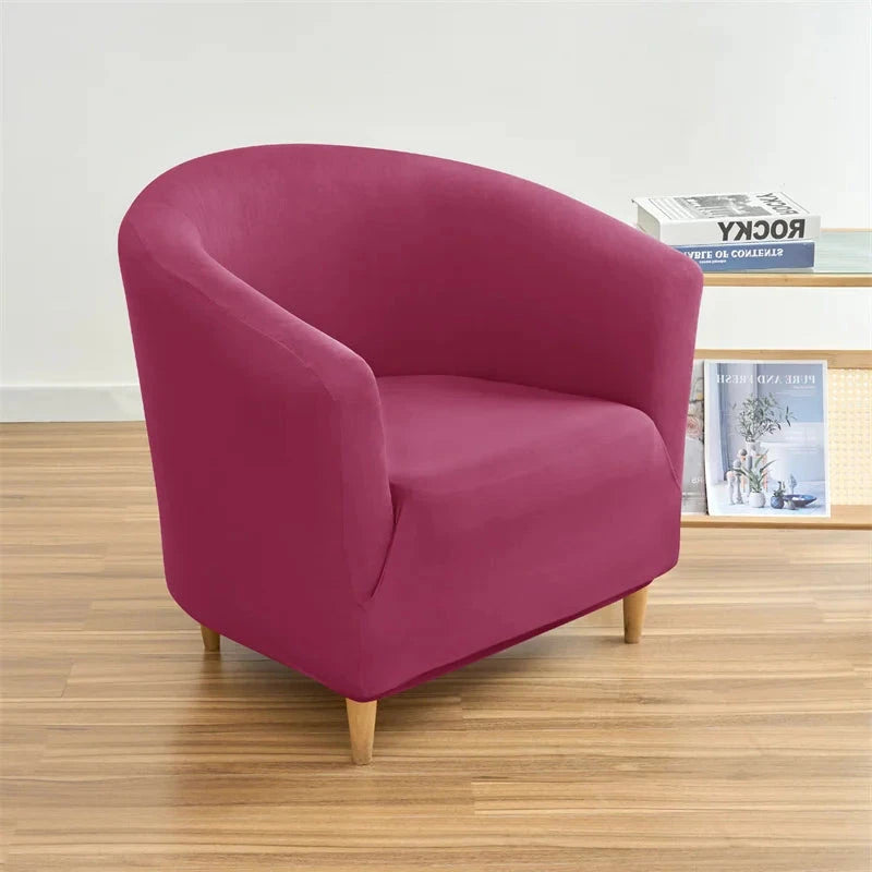 Housse pour fauteuil arrondi IKEA TULLSTA rose fushia