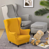 Housse pour fauteuil enfant IKEA STRANDMON jacquard ocre