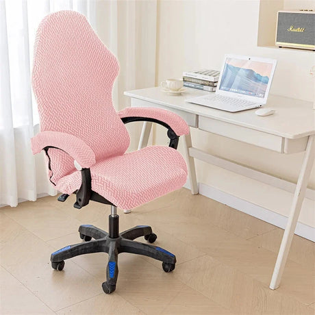 Housses de chaise de bureau rose