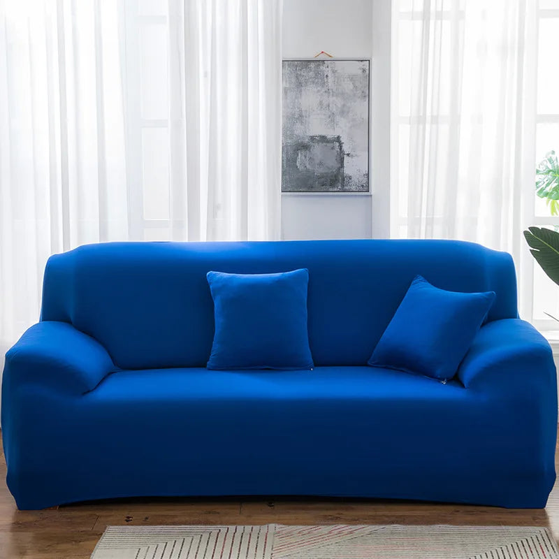 Housses de canapé extensibles couleurs unies