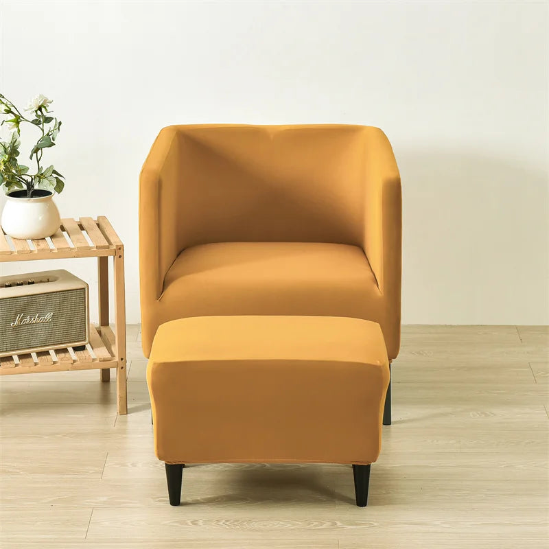 Housse pour fauteuil IKEA EKERÖ camel face