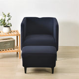 Housse pour fauteuil IKEA EKERÖ bleue marine face