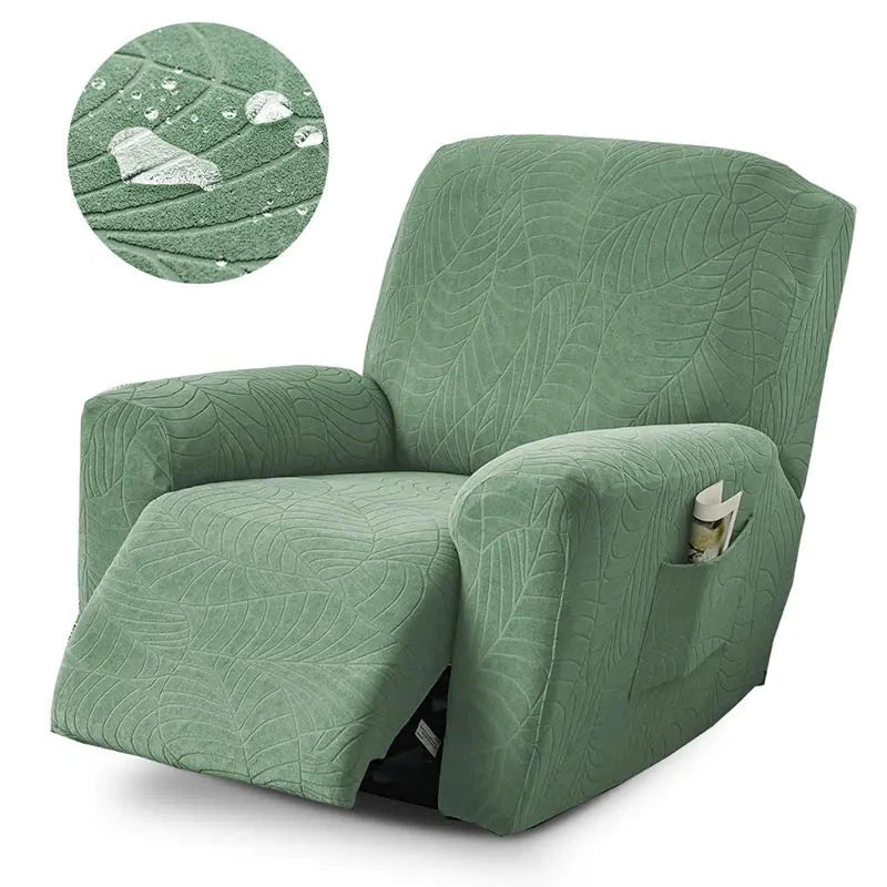 Housse de fauteuil relax imperméable vert matcha Casaharmony