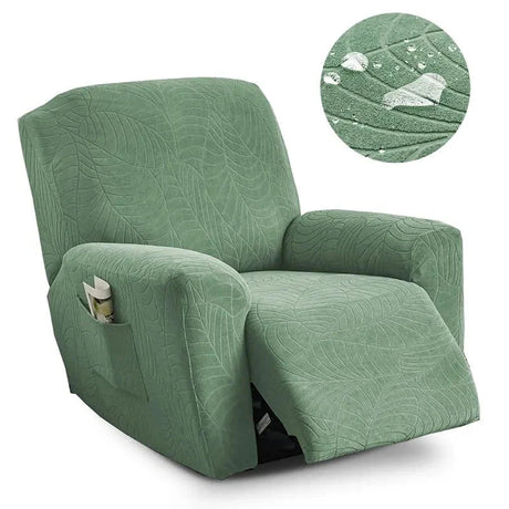 Housse de fauteuil relax imperméable vert matcha Casaharmony