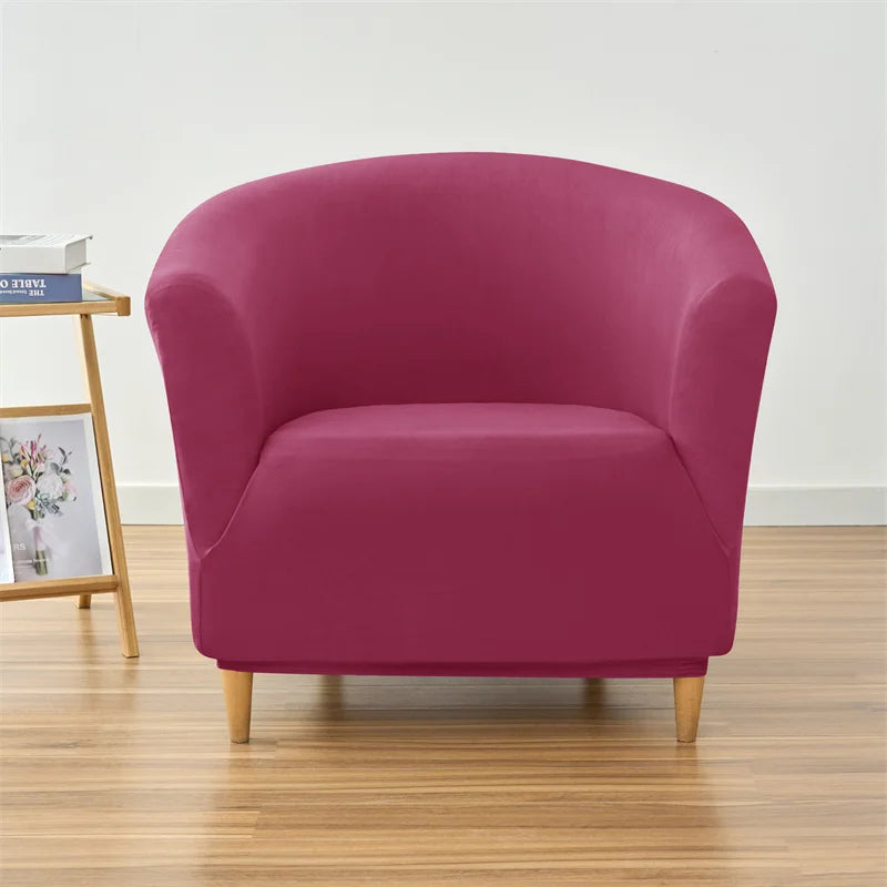 Housse pour fauteuil arrondi IKEA TULLSTA rose fushia