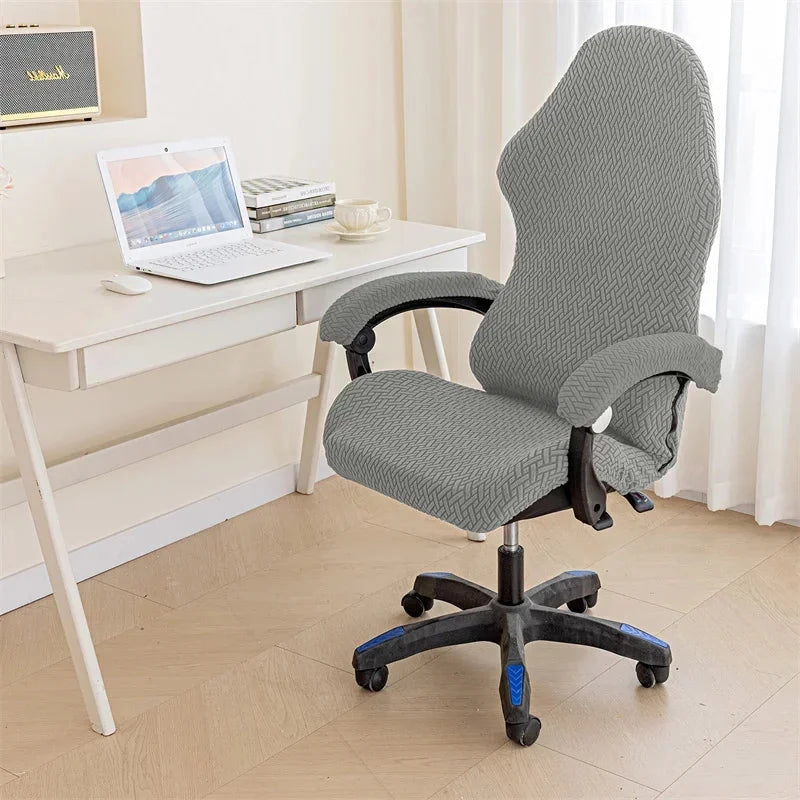 Housses de chaise de bureau gris