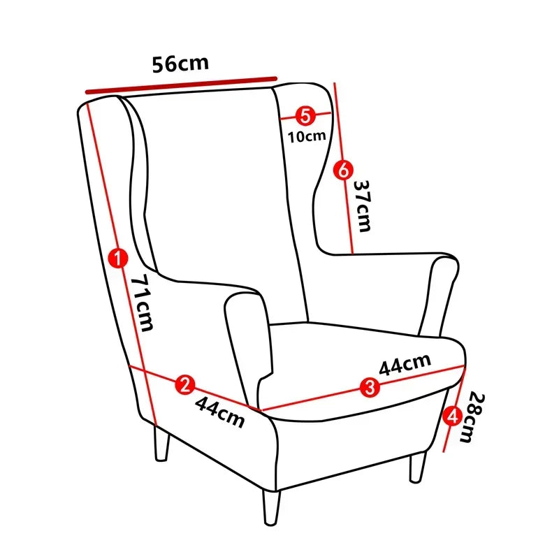 Guide des tailles Housse fauteuil enfant IKEA STRANDMON 