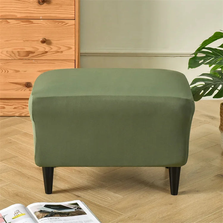 Housse pour repose-pieds ikea vert