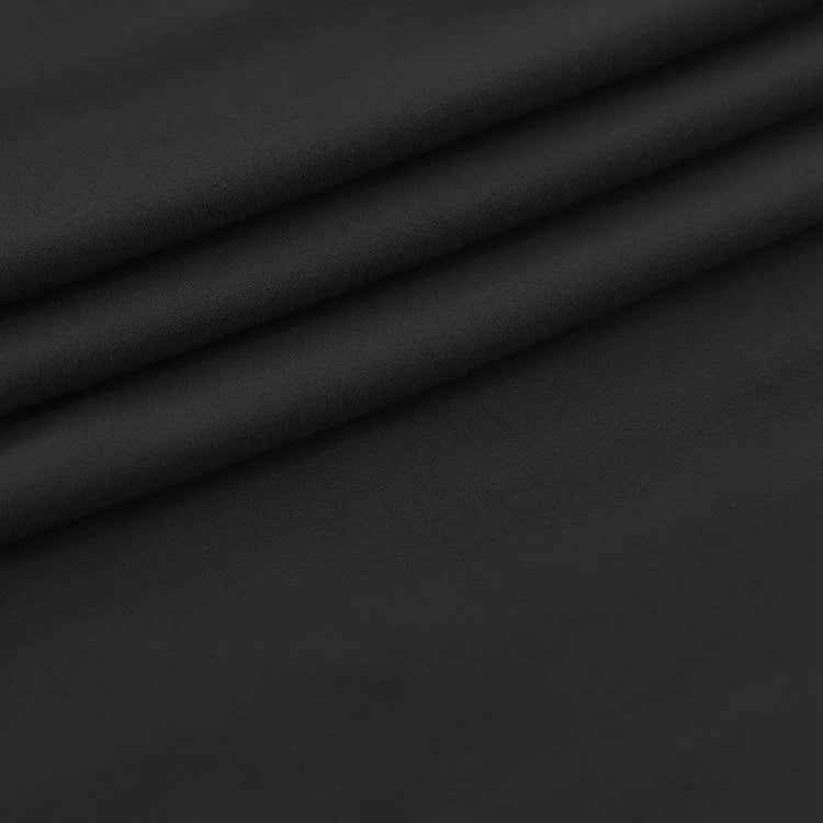 zoom tissu lycra extensible imperméable noir