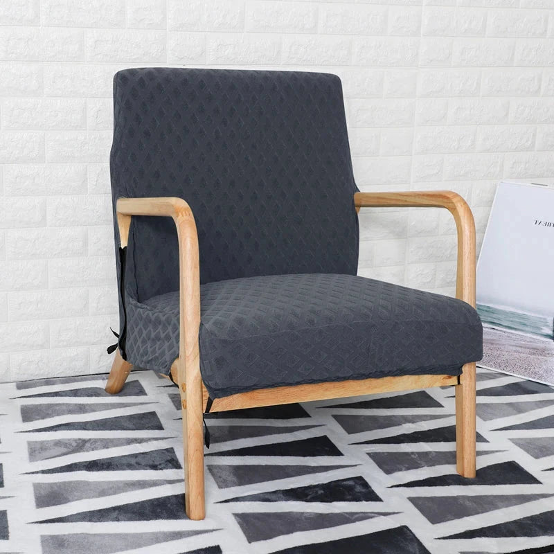 Housse de fauteuil style IKEA EKENÄSET gris