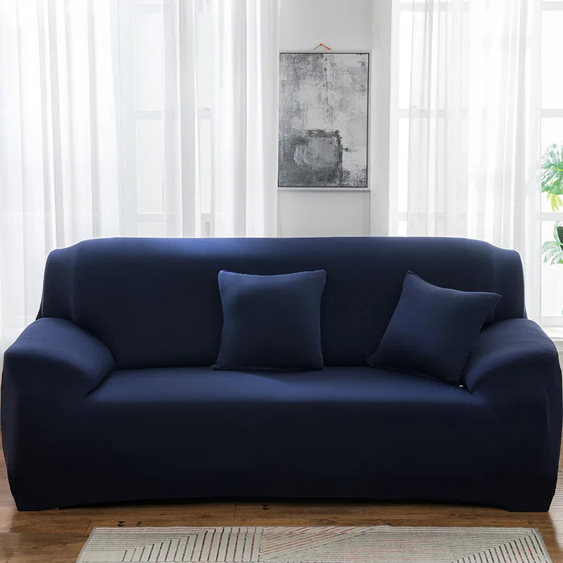 Housses de canapé extensibles couleurs unies