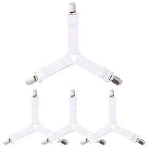fixateurs universels pour housses de canapé - 4 sangles blanche