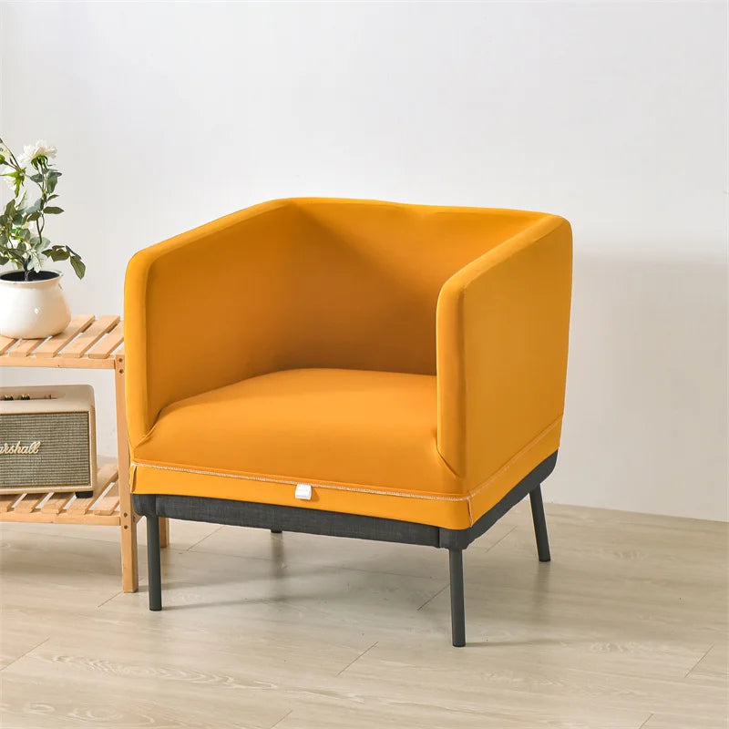 Housse pour fauteuil IKEA EKERÖ orange profil