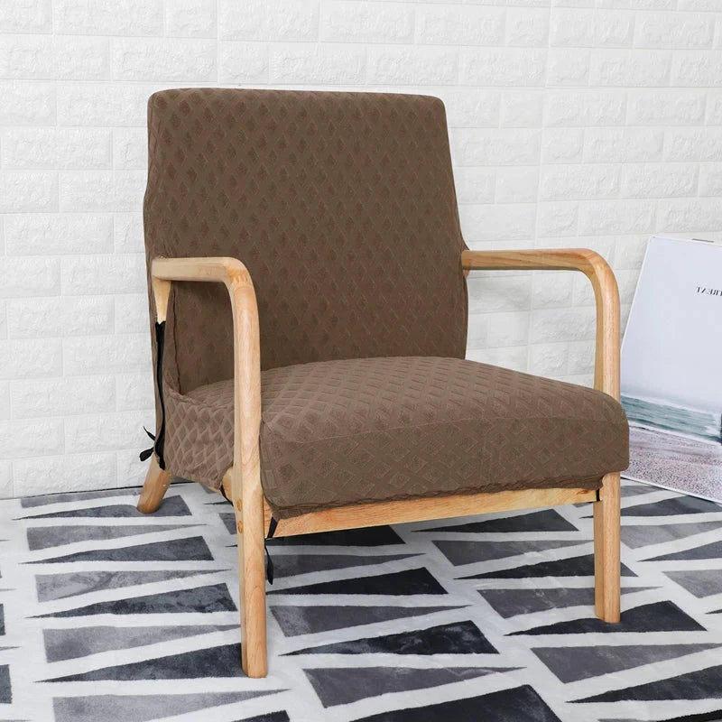 Housse de fauteuil style IKEA EKENÄSET café