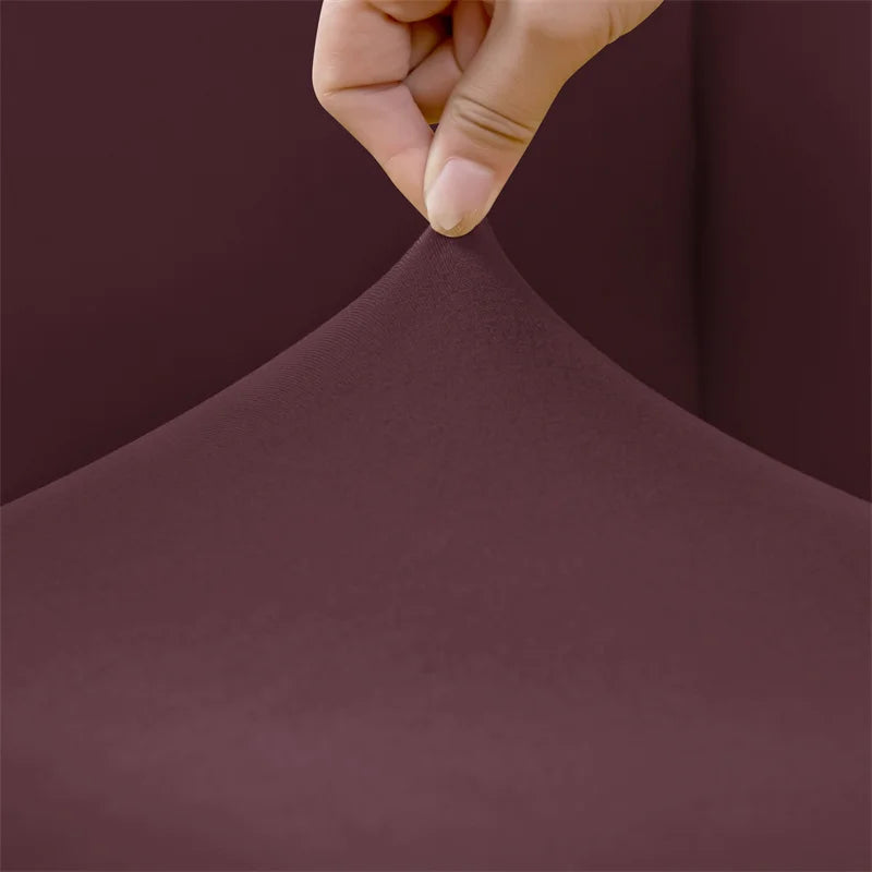 tissu extensible imperméable marron