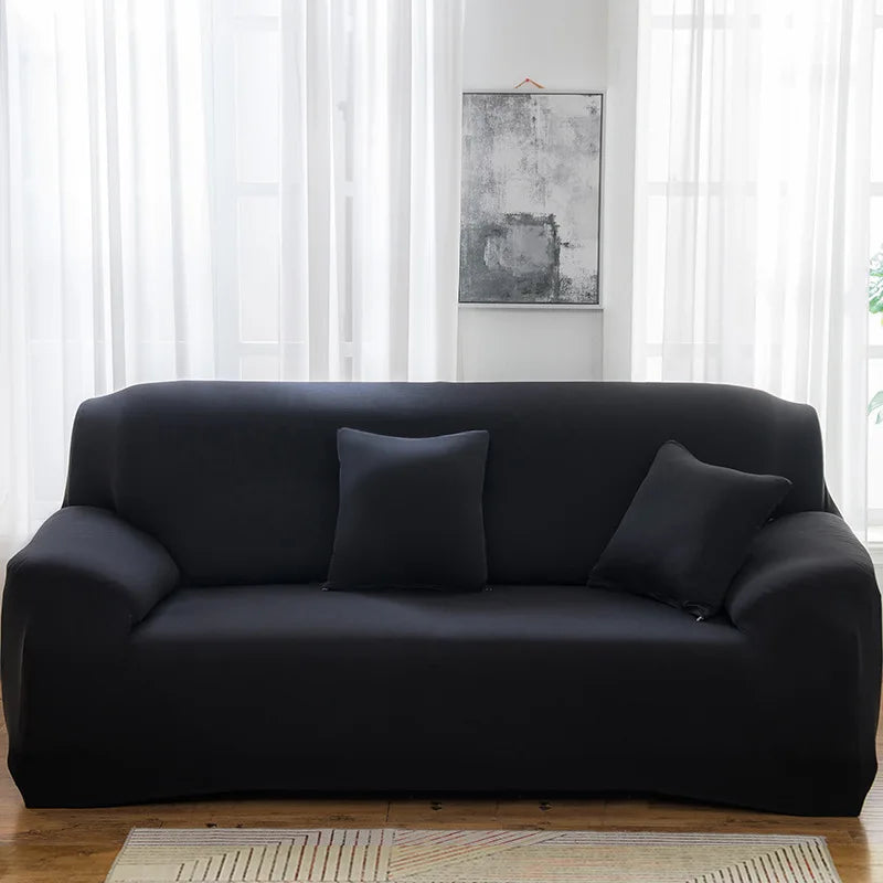 Housses de canapé extensibles couleurs unies