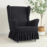 Housse pour fauteuil IKEA  Strandmon avec jupe noir