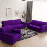 Housses de canapé extensibles couleurs unies