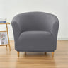 Housse pour fauteuil arrondi IKEA TULLSTA gris