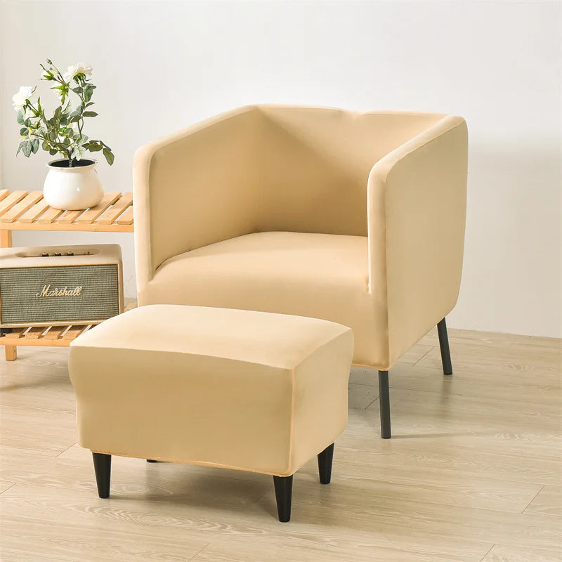 Housse pour fauteuil IKEA EKERÖ beige profil