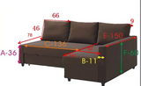 Commande sur mesure - 2 housses de coussins de dossier pour canapé IKEA FRIHETEN velours strié teinte 46