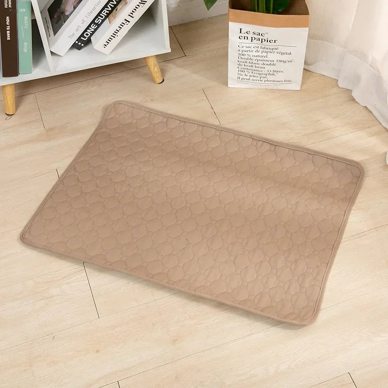 Tapis de protection imperméable, absorbant urine pour chiens chats café