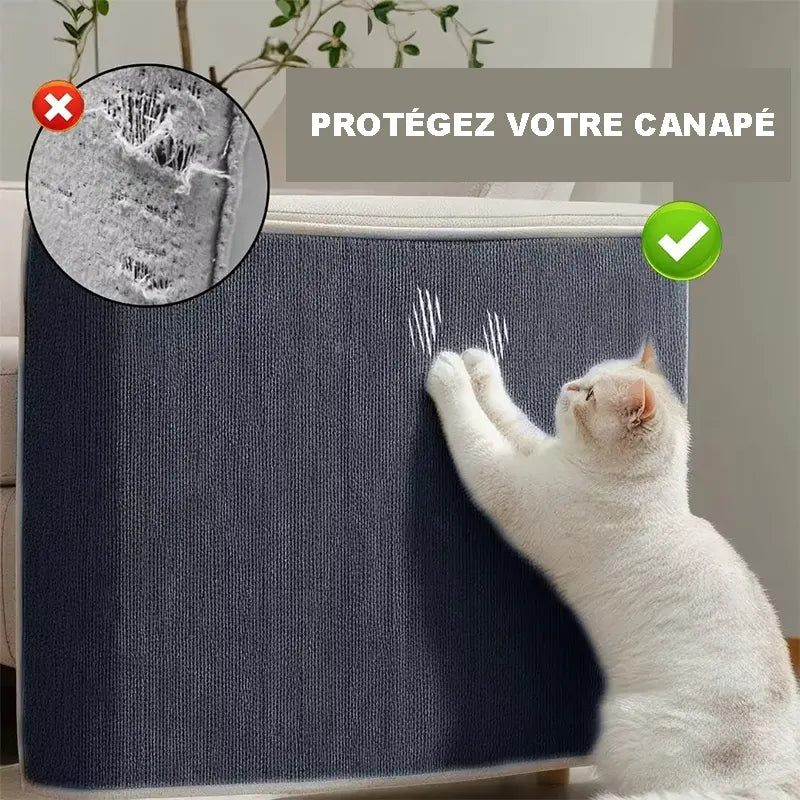 Tissu protecteur à découper pour canapé anti griffures de chat