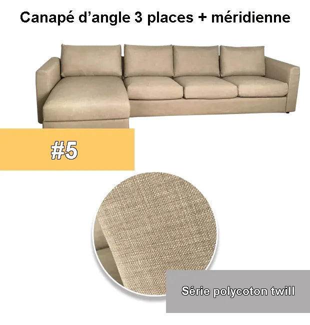 housse pour canapé d'angle IKEA VIMLE twill denim 