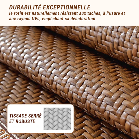 tissu en rotin durabilité exceptionnel