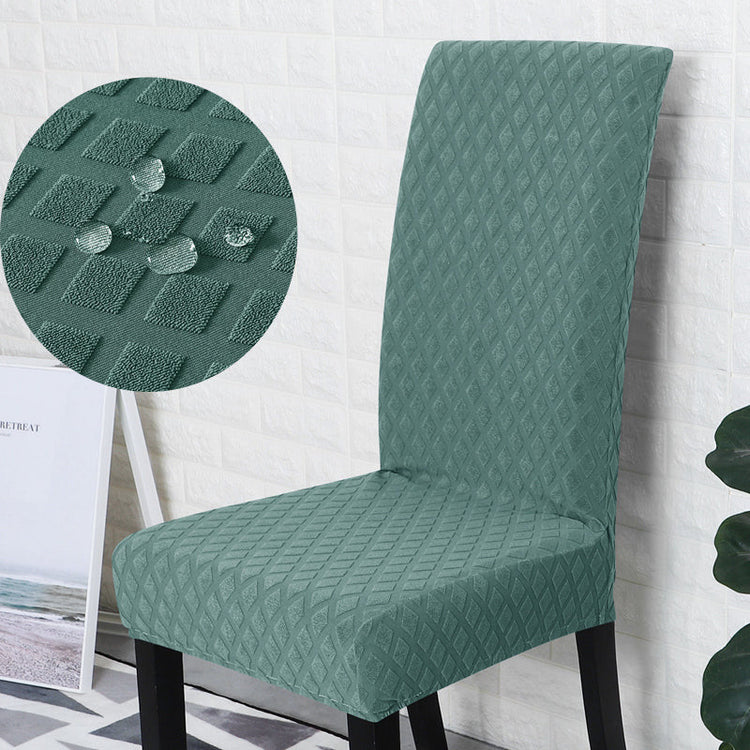 Housse de chaise imperméable extensible vert Casaharmony