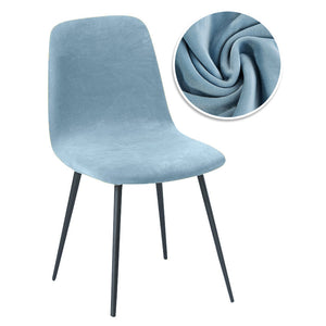 Housse de chaise scandinave petit dossier pur velours