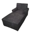 housse pour méridienne et chaise longue avec double accoudoir en lycra 