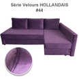 Housse pour canapé d'angle convertible IKEA FRIHETEN luxe pur velours hollandais