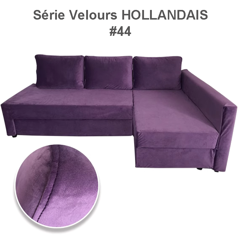 Housse pour canapé convertible IKEA FRIHETEN luxe pur velours hollandais