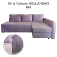 Housse pour canapé d'angle convertible IKEA FRIHETEN luxe pur velours hollandais