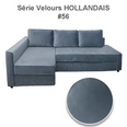 Housse pour canapé d'angle convertible IKEA FRIHETEN luxe pur velours hollandais