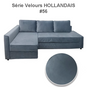 Housse pour canapé convertible IKEA FRIHETEN luxe pur velours hollandais