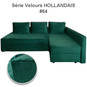 Housse pour canapé convertible IKEA FRIHETEN luxe pur velours hollandais