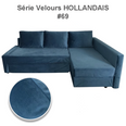 Housse pour canapé d'angle convertible IKEA FRIHETEN luxe pur velours hollandais