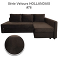 Housse pour canapé d'angle convertible IKEA FRIHETEN luxe pur velours hollandais