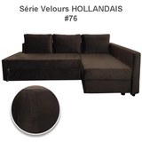 Housse pour canapé convertible IKEA FRIHETEN luxe pur velours hollandais