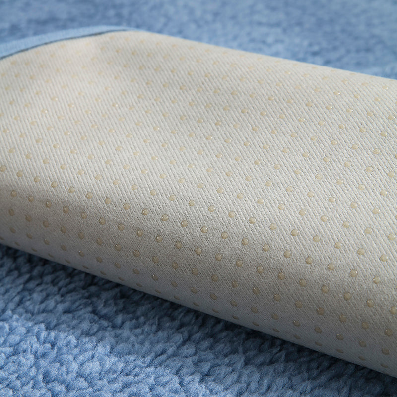tissu antidérapant pure laine douce ivoire